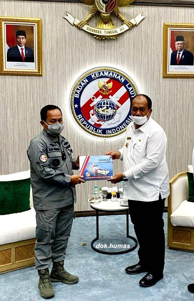 Bahas Rencana Pembangunan Kantor Peringatan Dini Bakamla, Wabup Asahan Beraudiensi Ke Bakamla RI