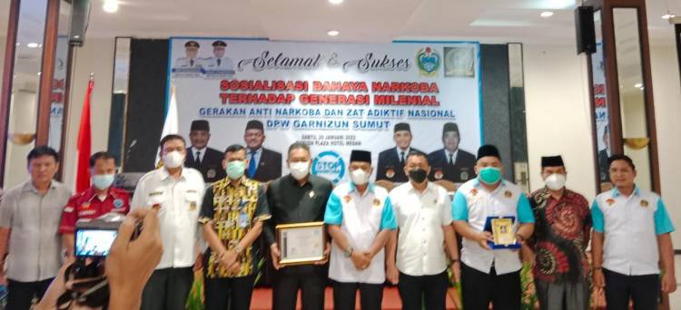 Ketum DPP Garnizun Hadiri Kegiatan Sosialisasi Bahaya Narkoba DPW Garnizun Sumut