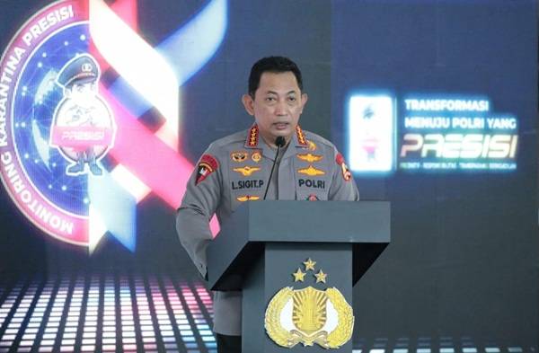 Kapolri Luncurkan Aplikasi Monitoring Karantina Presisi, Ini Manfaatnya