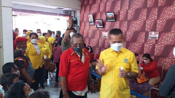 SOKSI Sumut  Gelar  Vaksinasi Massal, Targetkan 500 Dosis