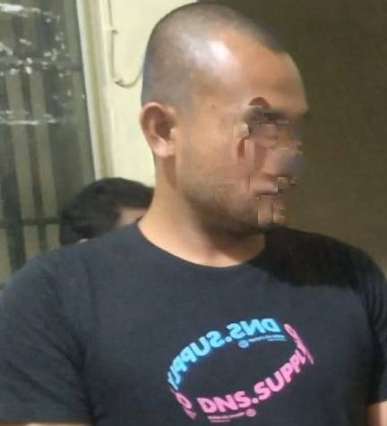 Maling Besi Dijebloskan ke Sel Polsek Sei Tualang