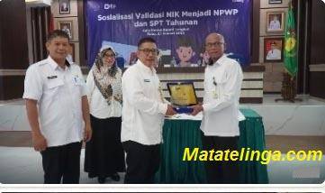 Plt. Bupati Langkat Buka Sosialisasi Implementasi NIK Menjadi NPWP