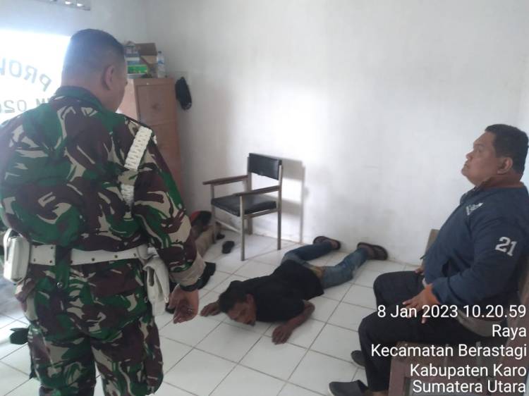 Nyaris Tewas Dimassa, Provost Kodim 0205/TK Amankan Maling Anjing