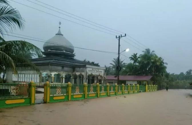 Luapan Sungai Krueng Kala, Pemukiman Warga Tergenang Air