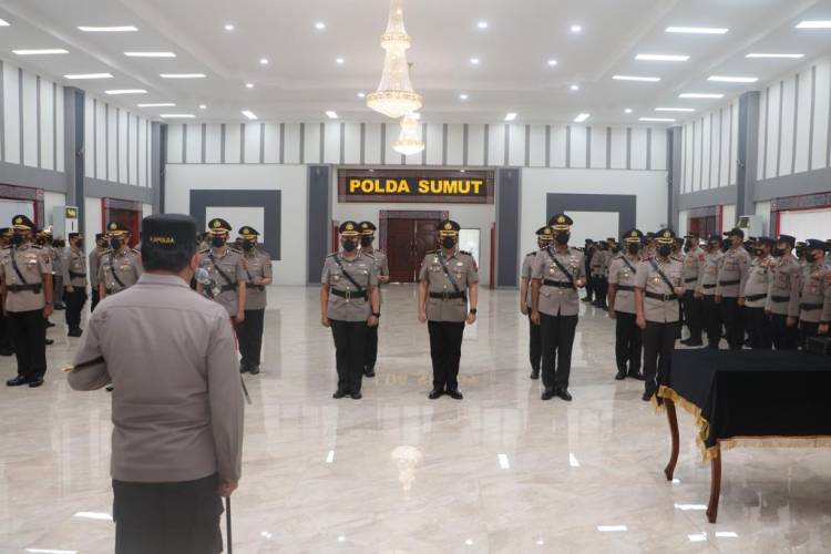 Sejumlah Pejabat Utama Polda Sumut dan Kapolres Resmi Berganti