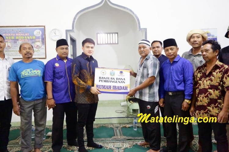 Ricky Anthony Salurkan Dana Pembangunan Rumah Ibadah dan Fasilitas Pendidikan di Langkat