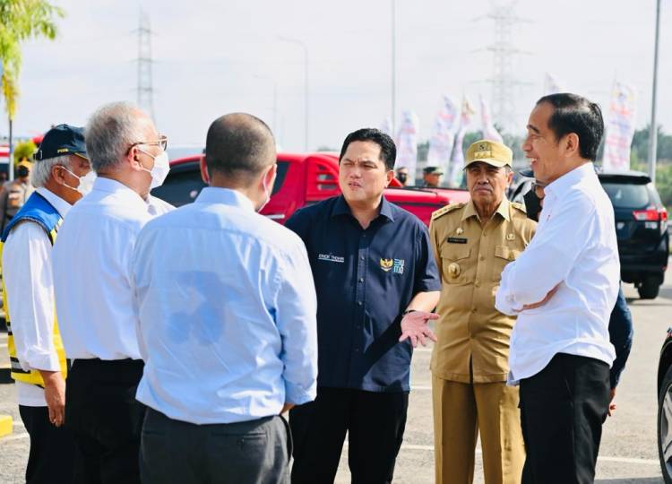 Presiden RI Didampingi Pangdam I/BB Cek Ruas Tol Pekanbaru-Dumai dan Tinjau Terowongan Perlintasan Satwa