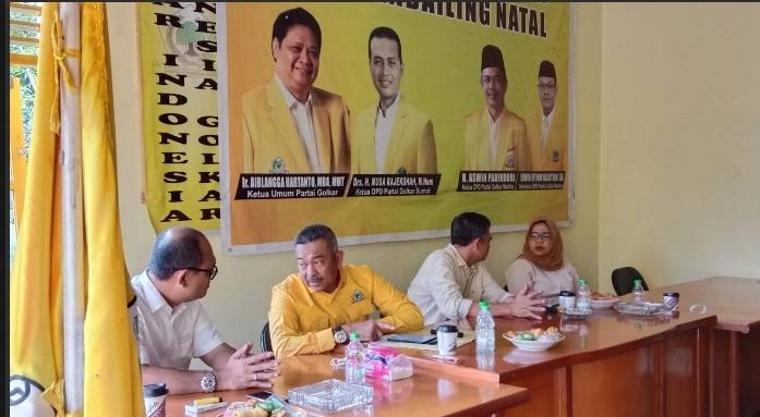 DPD Golkar Madina Menerima Kunjungan Saipullah Nasution
