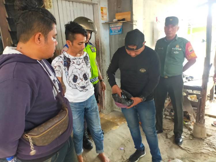 4 Pemuda  Kasus Narkoba Digelandang ke Mapolres Belawan