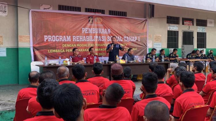Lapas Narkotika Langkat Buka Rehabilitasi Sosial Bagi WBP Yang Kecanduan Narkoba