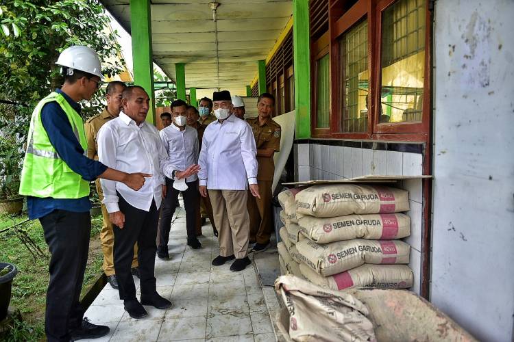 Edy Rahmayadi Terus Pacu  Peningkatan Infrastruktur Pendidikan