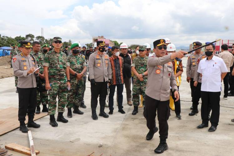 Kapolda Sumut dan Pangdam I/ BB Turun Meninjau Lokasi F1H20