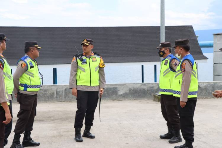 Menjelang Event F1 Power Boat, Kapolres Tanah Karo AKBP Ronny Nicolas Sidabutar Bersama Pju Tingkatkan Sosialisasi