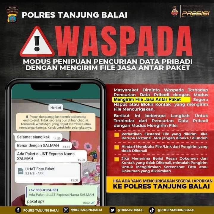Awas..!!! Modus Penipuan di Medsos Marak Via WA