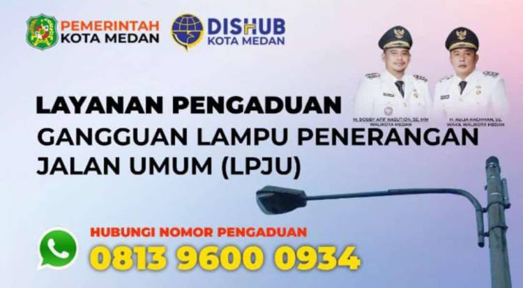 Dishub Medan Pastikan Layanan Pengaduan Gangguan LPJU Telah Disosialisasikan Secara Massif Hingga ke Perangkat Lingkungan