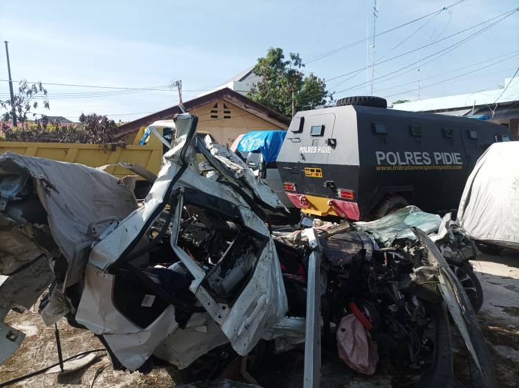 Polisi Selidiki Kelayakan Truk CPO dalam Kecelakaan yang Tewaskan Enam Orang di Simpang Beutong