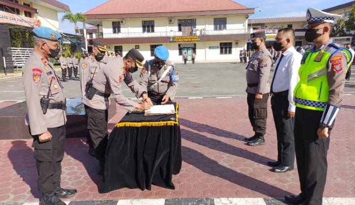 Jajaran Polrestabes Medan Teken Pakta Integritas