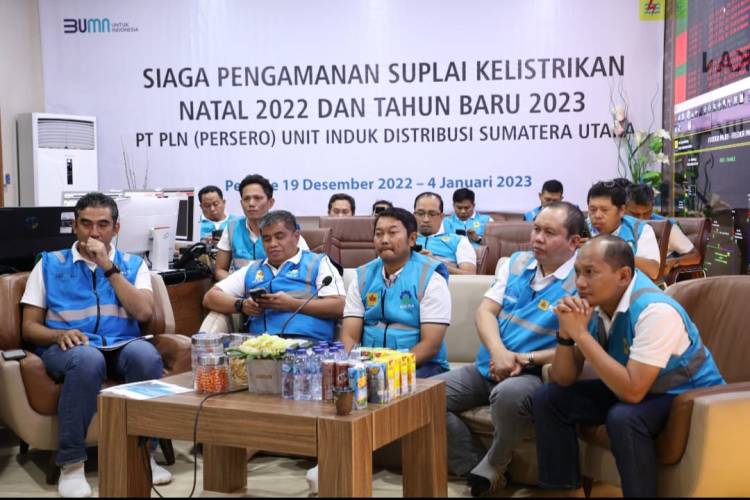 PLN Sumut Berhasil Amankan Pasokan Listrik Perayaan Malam Tahun Baru