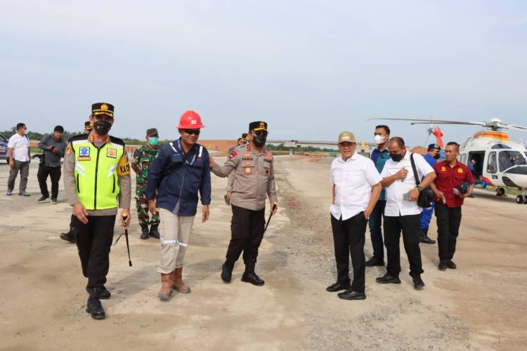 Kapolda Sumut Tinjau Arus Balik Nataru 2023 di Jalur Tol Tebing Tinggi - Indrapura