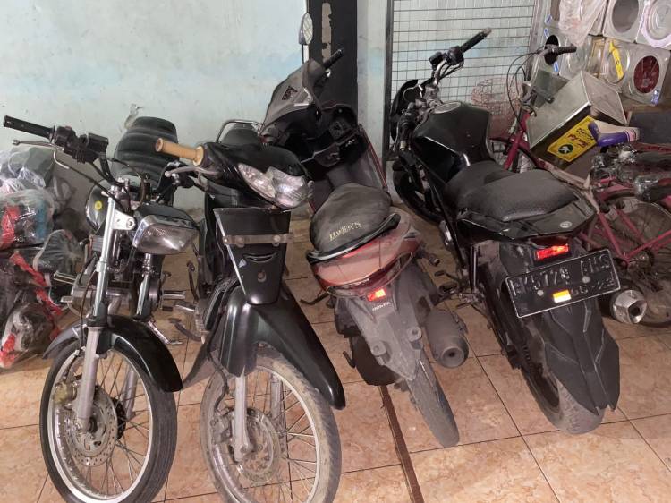 Diduga Hasil Kejahatan, 21  Motor Diamankan Polsek Percut Sei Tuan Dari Tempat Penampungan