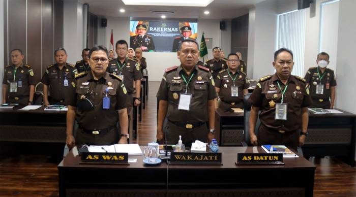 Kajati Sulteng Hadiri Rakernas Kejaksaan RI Tahun 2023, Jaksa Agung Serukan Penegakan Hukum yang Humanis