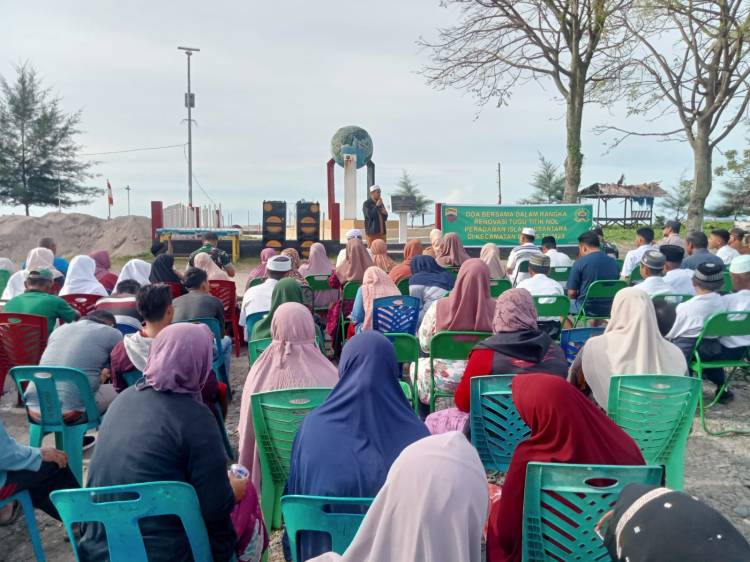 Korem 023/KS Bersama Masyarakat Doa Bersama di Titik Nol Barus