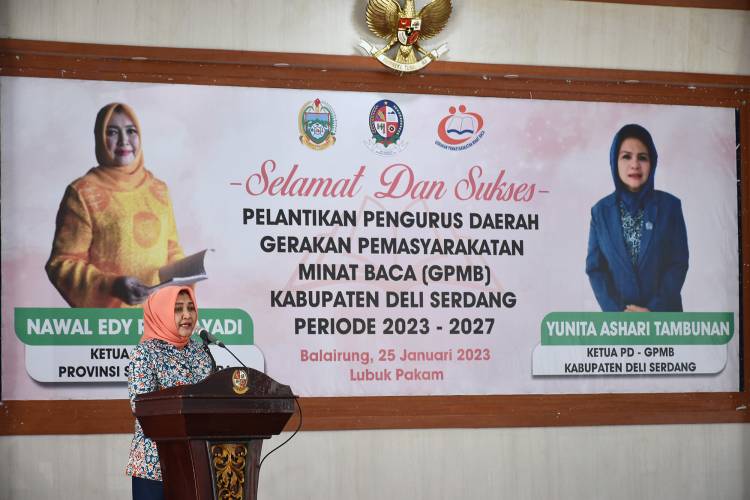 Nawal Lubis Minta Pengurus  Kolaborasi dengan Penggiat Literasi