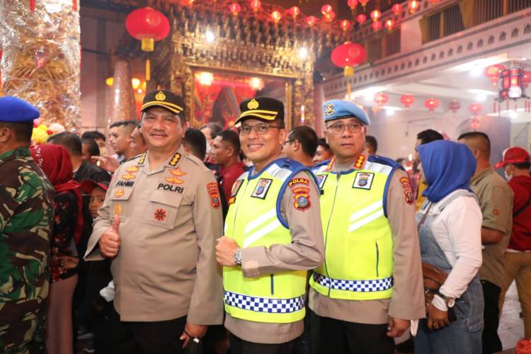 Perayaan Malam Imlek di Sumut Kondusif
