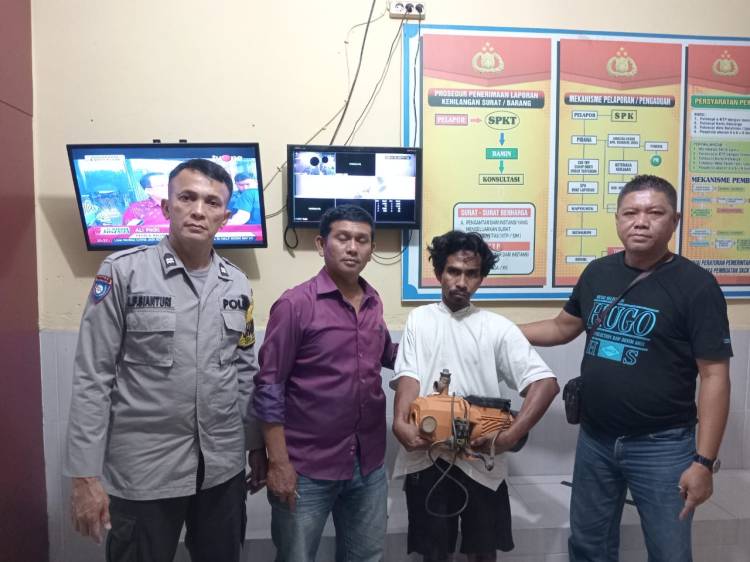 Pelaku Pencurian Sanyo Dibekuk Polsek Tanjungbalai Selatan