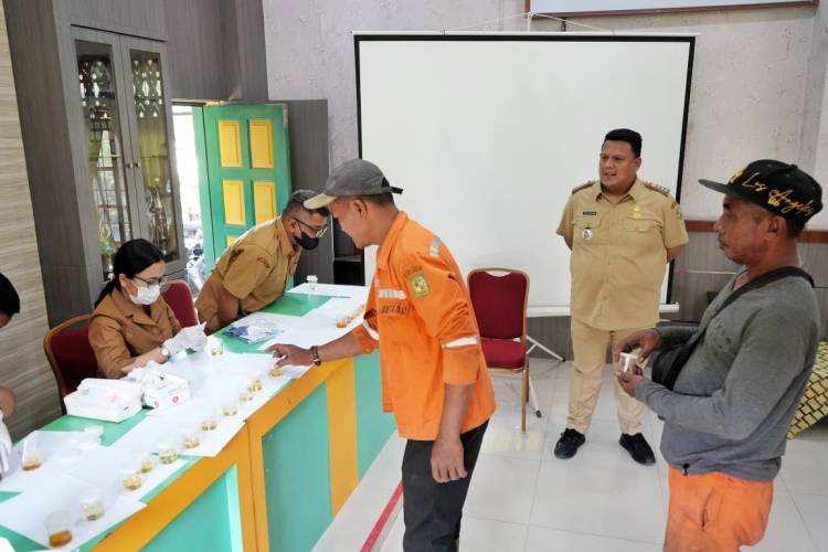 Kecamatan Medan Selayang Langsung Adakan Tes Urine Kepada Seluruh Aparatur