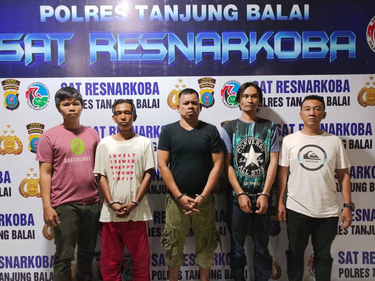 Polres Tanjungbalai Tangkap Tiga  Pengedar Sabu dan Ganja