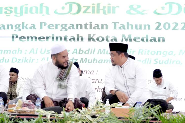 Ribuan Warga Medan Ikuti Zikir dan Doa Bersama Bobby Nasution
