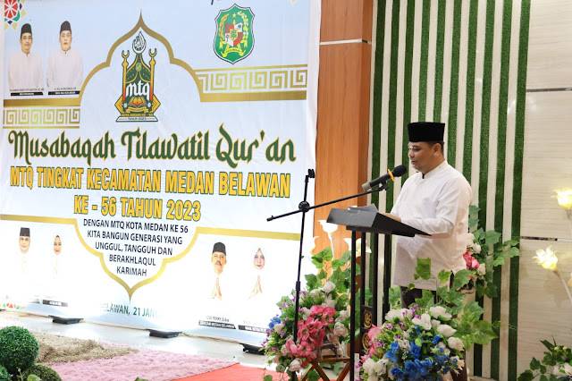 Camat Belawan Buka Lomba MTQ