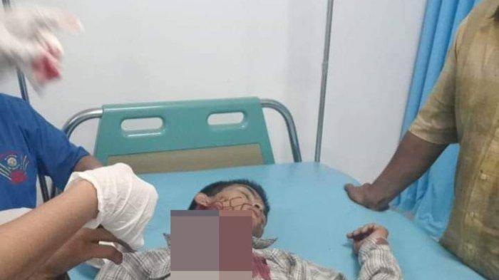 Di Bacok OTK, Korban Dirawat Di RSU AL Komang Makes Belawan