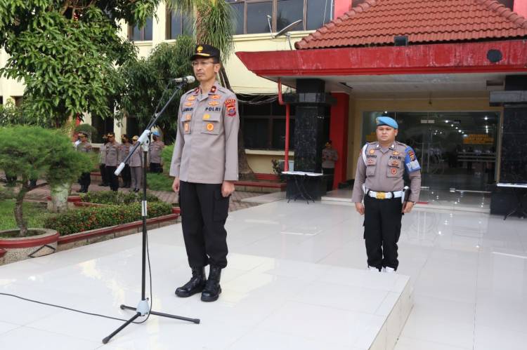 Ini Pesan Waka Polda Sumut saat Pimpin Apel Perdana