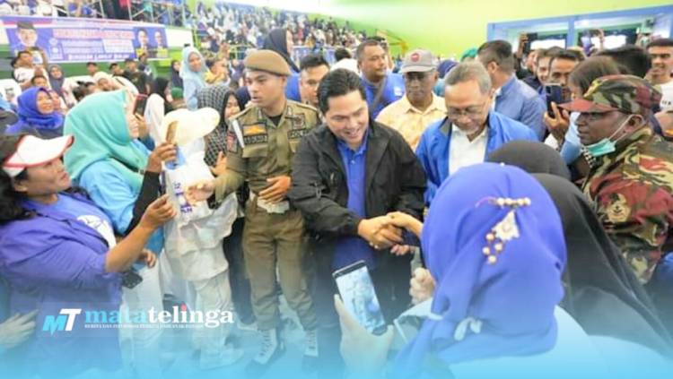Jalan Sehat di Binjai, Ketum PAN Sebut Erick Thohir Calon Presiden 2024