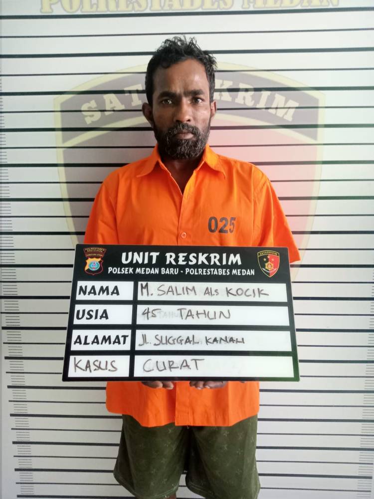 Pembobol Rumah Pendeta Didor Polsek Medan Baru