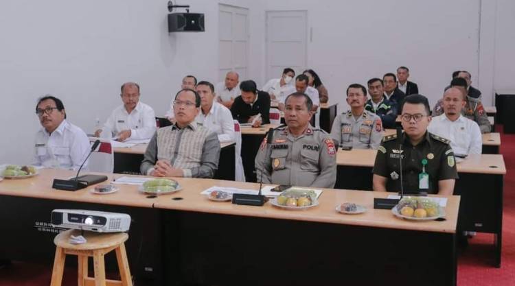 Bupati Humbahas Ikuti Rakor Inspektur Daerah se Indonesia