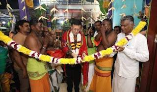 Hasyim SE Resmikan Peletakan Arca Kuil Shri Bathara Kaliamman