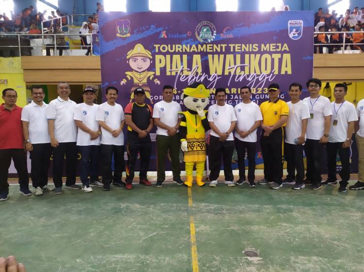 Turnamen Tenis Meja Tebing Tinggi 25 Club se- Sumut Perebutkan Piala Walikota