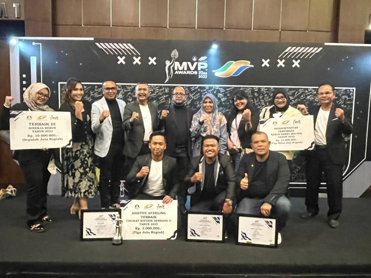 PTPN III Kebun Tanah Raja Boyong 3 Penghargaan Direksi di MPV Award 2022