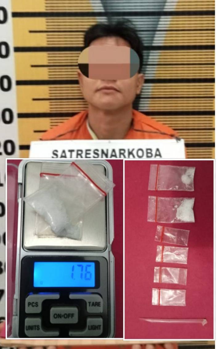 Simpan 2 Paket Sabu Di Bawah Tikar