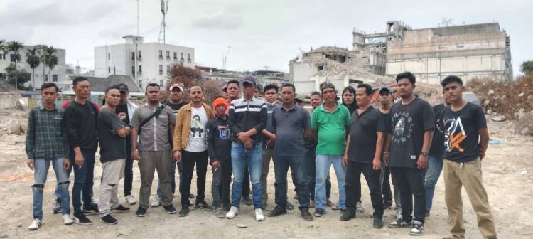 Masyarakat Taat Hukum Medan Kota Tolak Pembongkaran Lahan Diduga tak Berizin