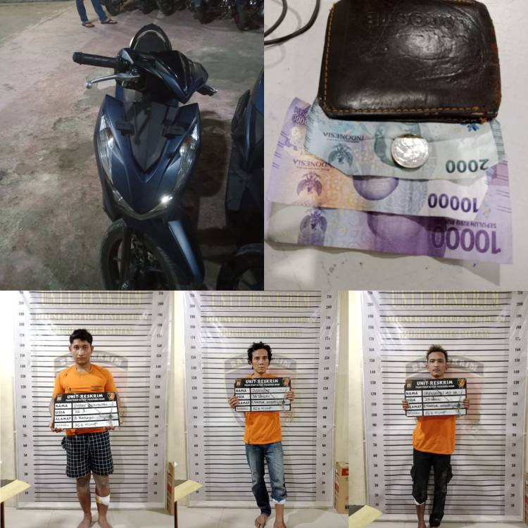 Polsekta Percut Sei Tuan Ungkap Kasus Pencurian dan Tembak 3 Pelaku