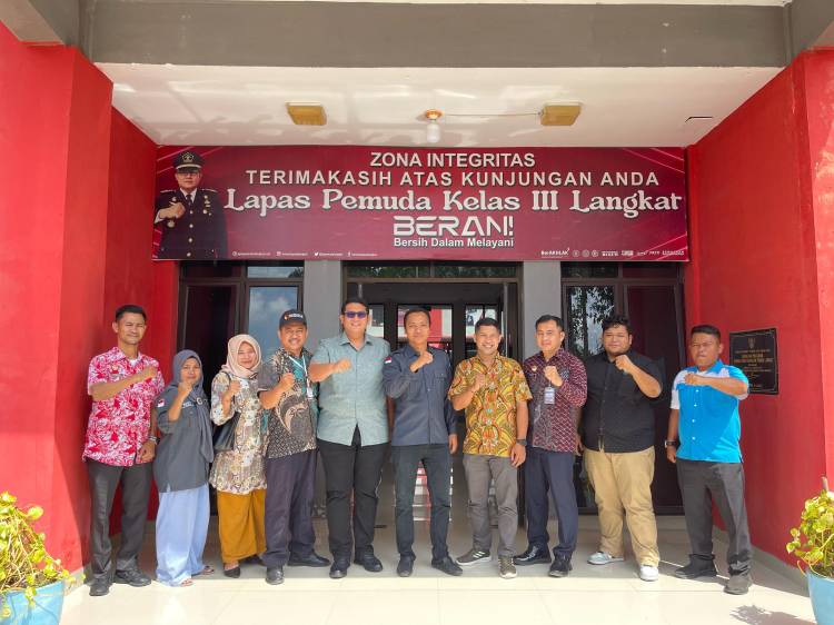 Jalin Komunikasi Jelang Pemilu 2024, Bawaslu Lakukan Kunjungan Ke Lapas Pemuda Langkat