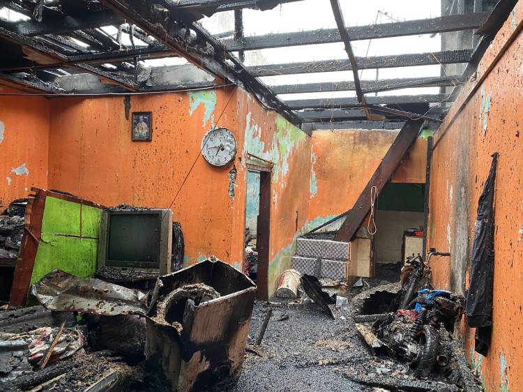 4 Rumah di Jalan Bromo Terbakar