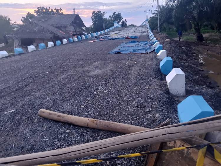 Pembangunan Jembatan Paluh Manan Mangkrak