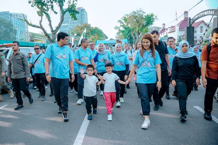 Gebyar HUT ke-52 Korpri, Bobby Nasution: Ini Bukan Kampanye, Nuansa Biru Sesuai Warna Baju Korpri