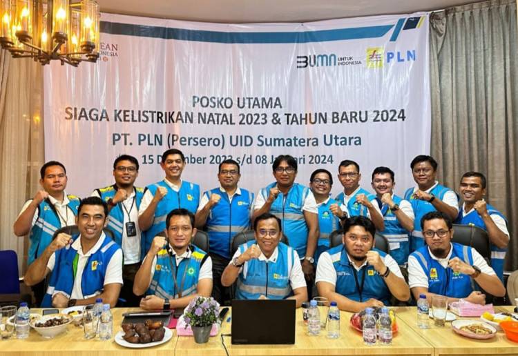 PLN UID Sumatera Utara Berhasil Amankan Pasokan Listrik Malam Tahun Baru 2024