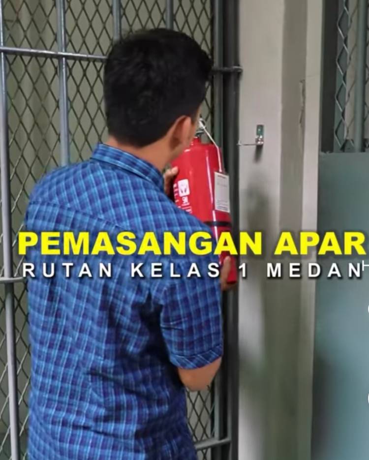 Tingkatkan keamanan rutan I Medan Cek Perawatan Apar